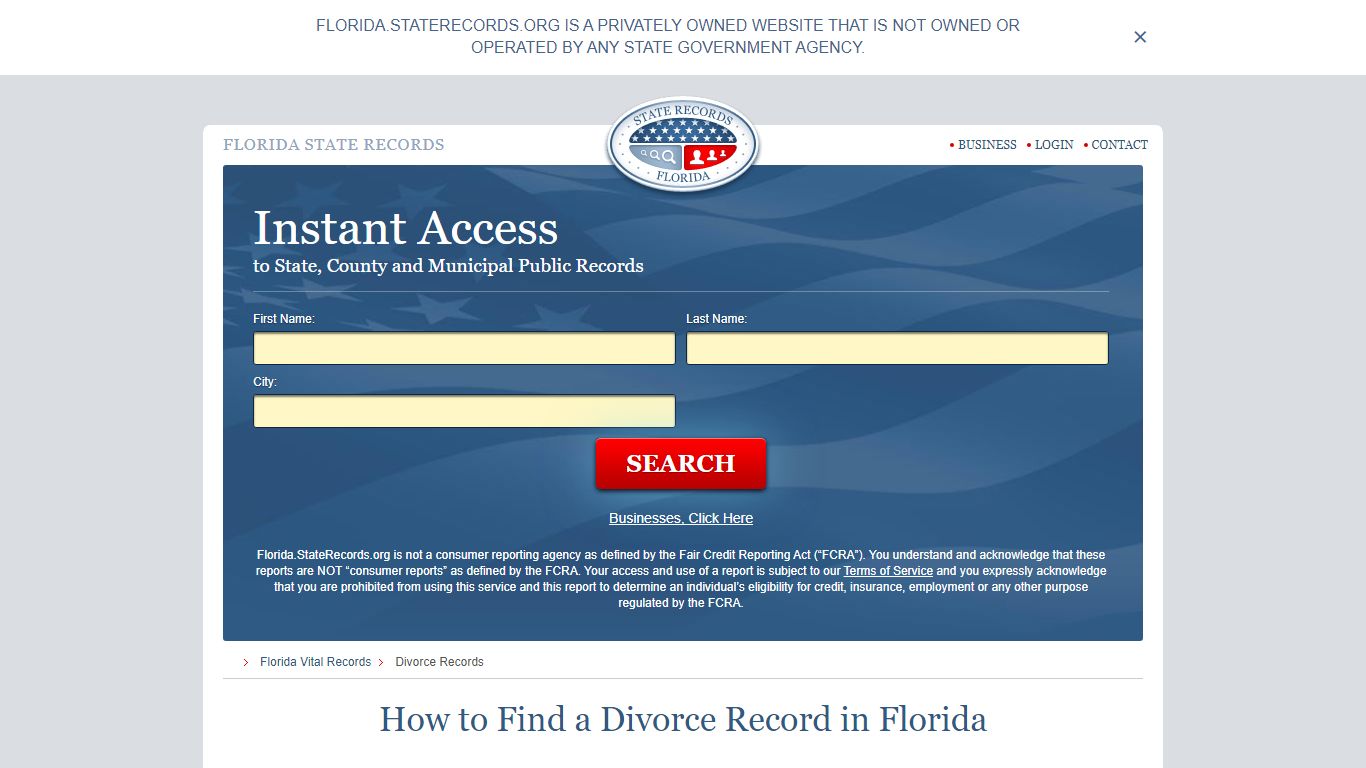 How to Find a Divorce Record in Florida - Florida State Records